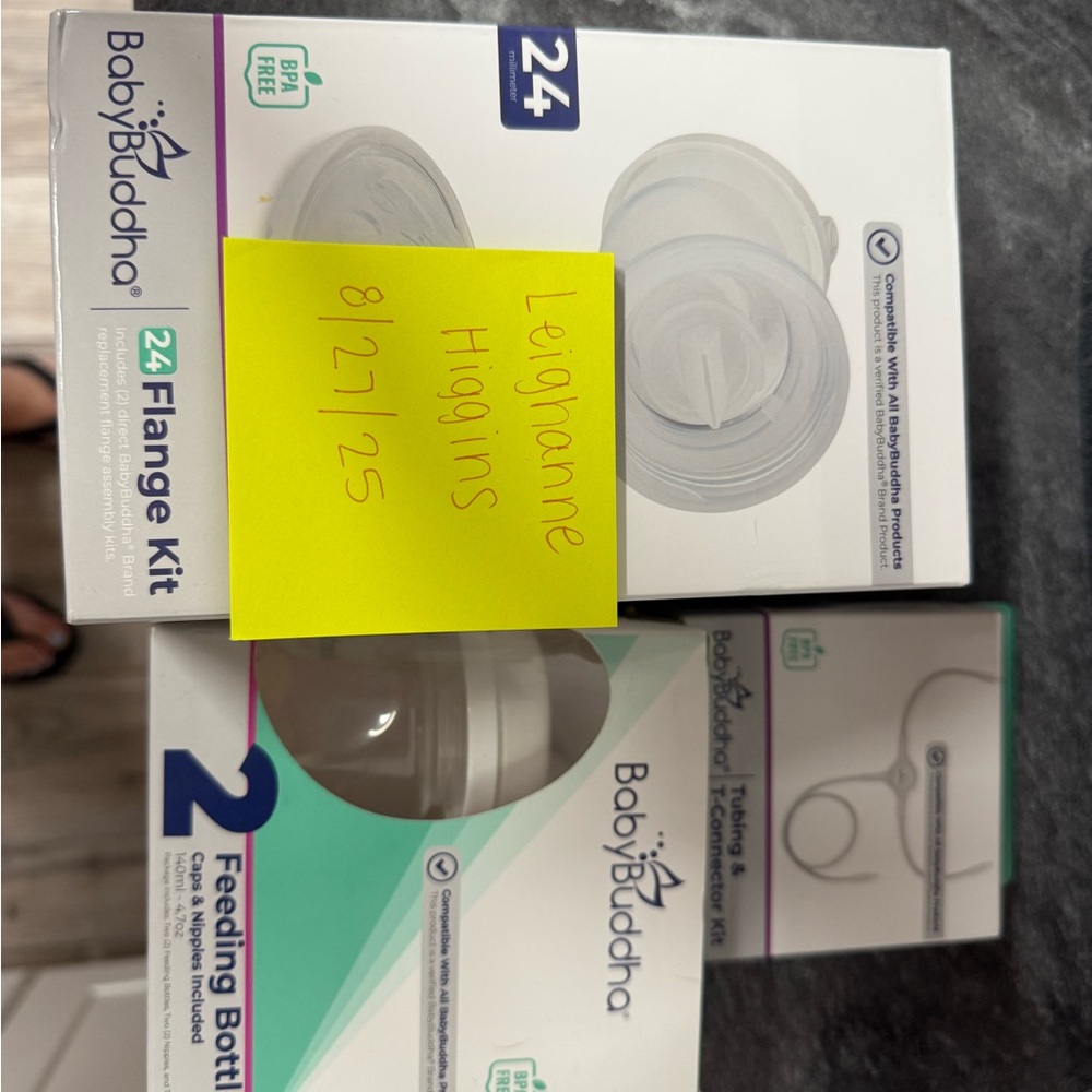 BabyBuddha Flange Kit and Feeding Bottle Set